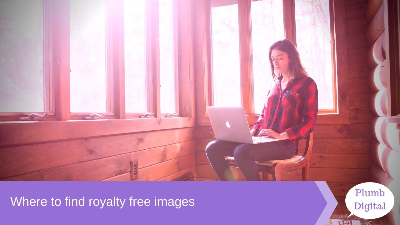 Woman searching for royalty free images
